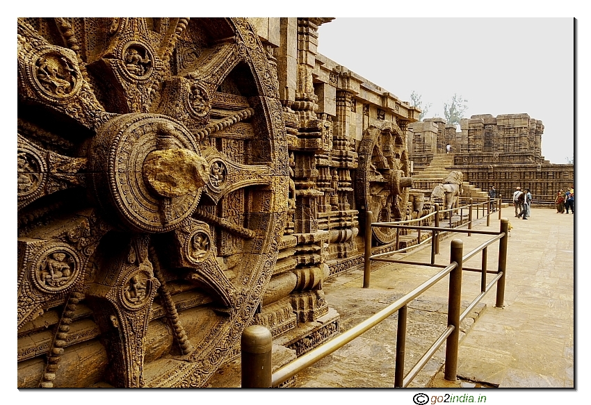 Wheels at Konark sun temple