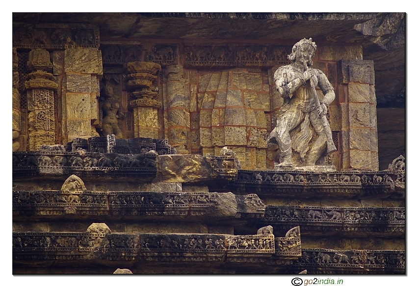 Dancer statue at Konark Sun temple