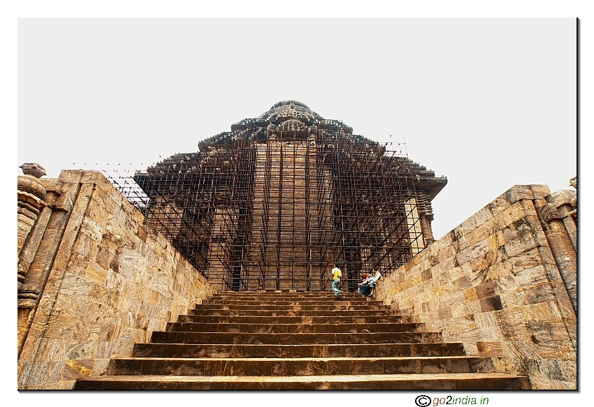 Konark Sun temple steps
