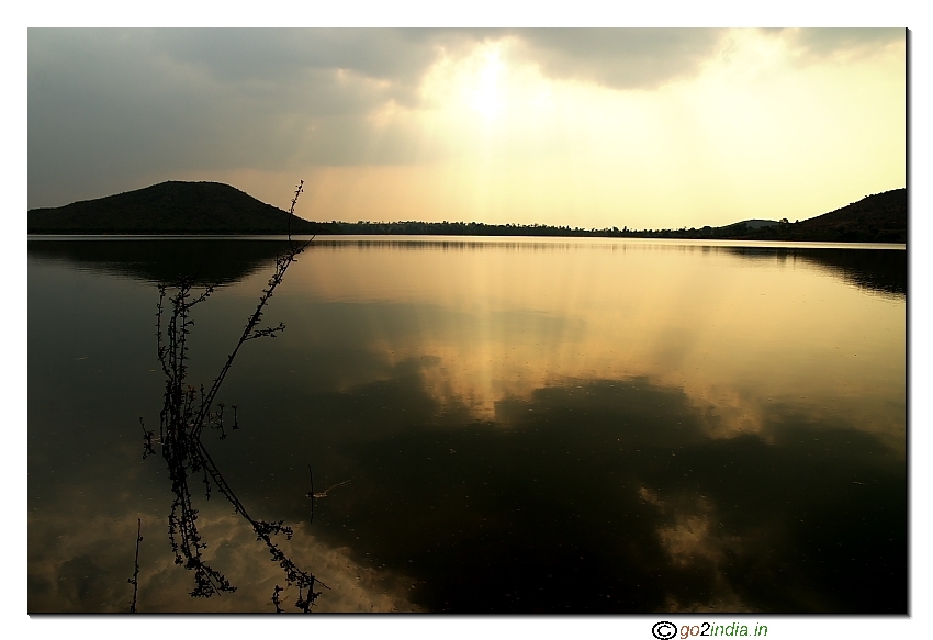 Nugu Reservoir water collection area from rain water