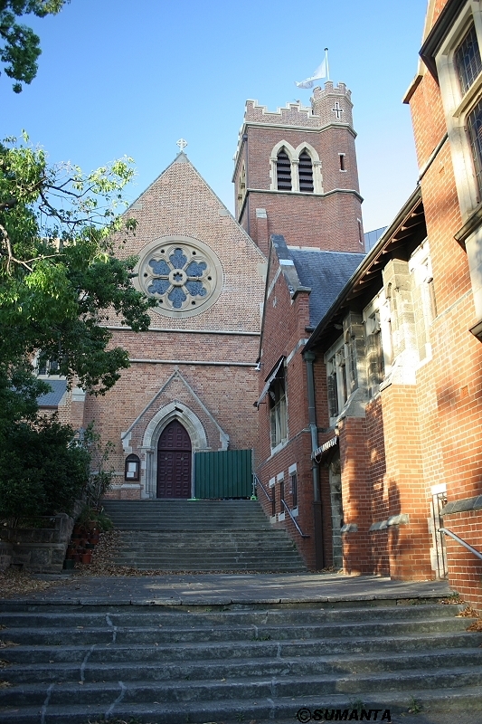 Perth architecture mingled with nature