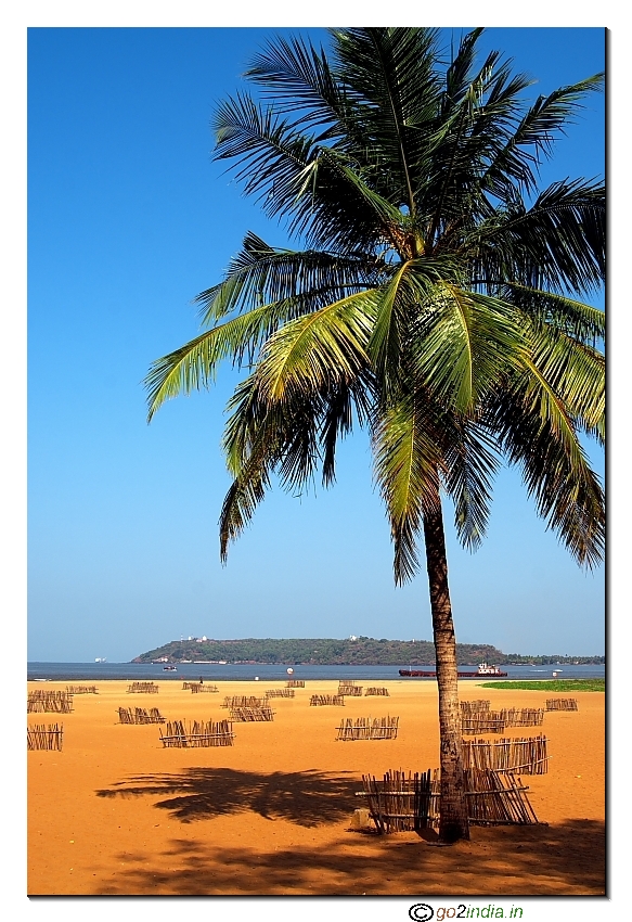 Miramar beach near Panaji, Goa