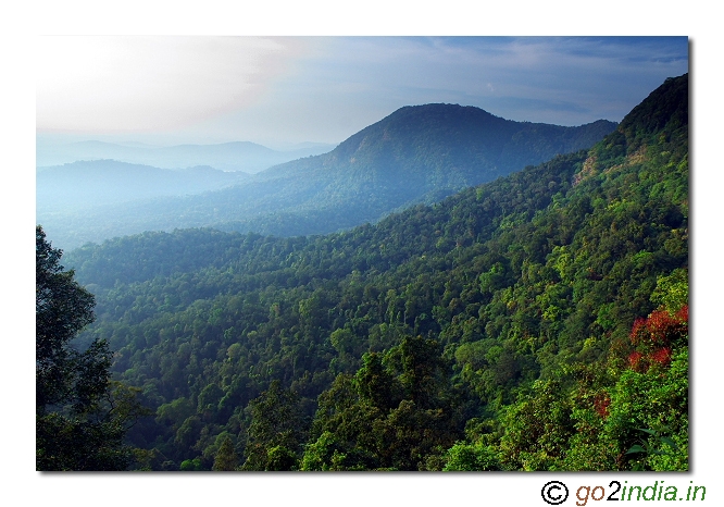 Agumbe sunset view point shimoga Karnataka