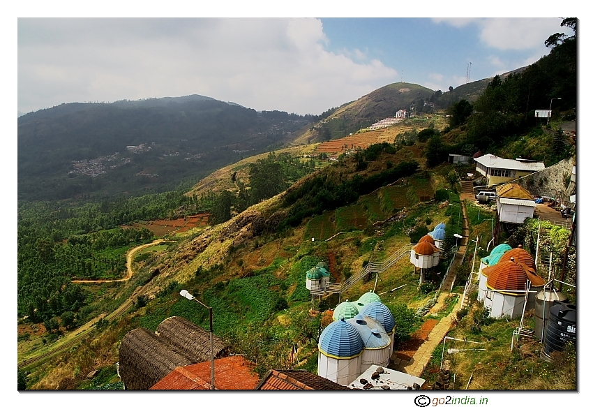 Valley view at Ketty near Ooty resorts to stay on hills