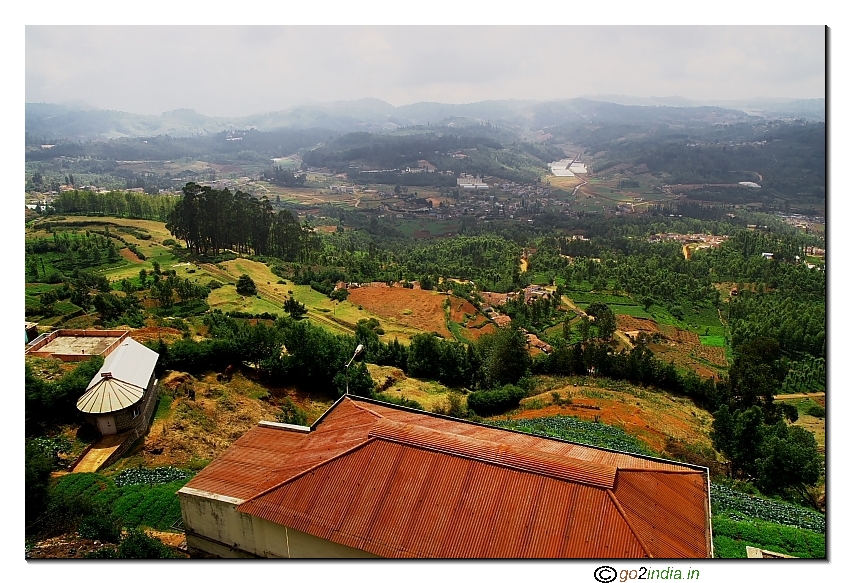 Ketti valley view  near Ooty site seeing places broader view