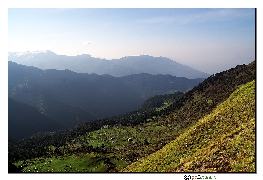 Valley from top of the hill on our way to Talhouti