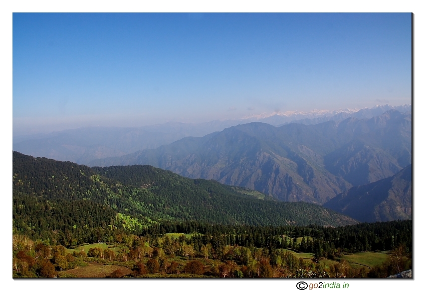 Valey from top
