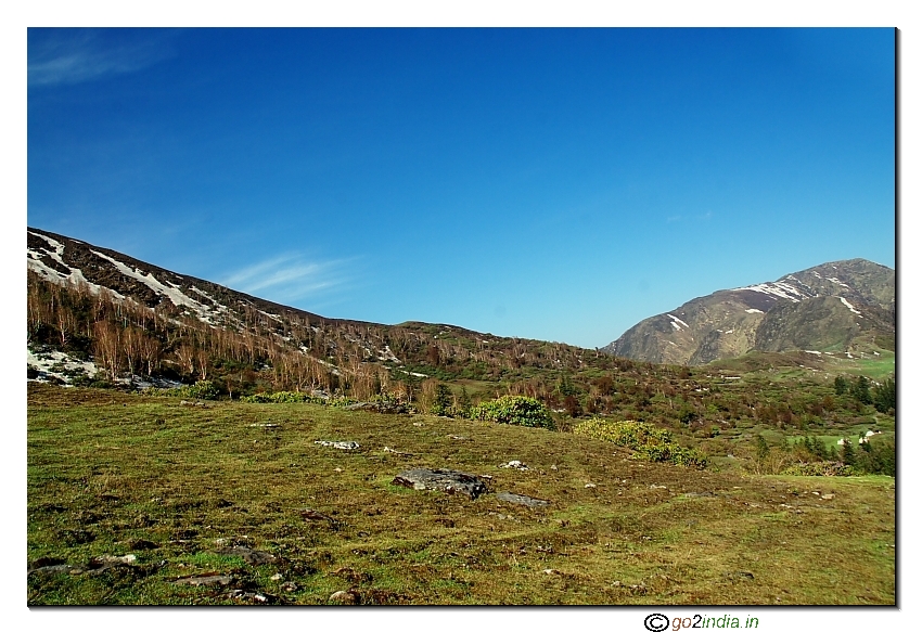 Green  Meadow during the trekk