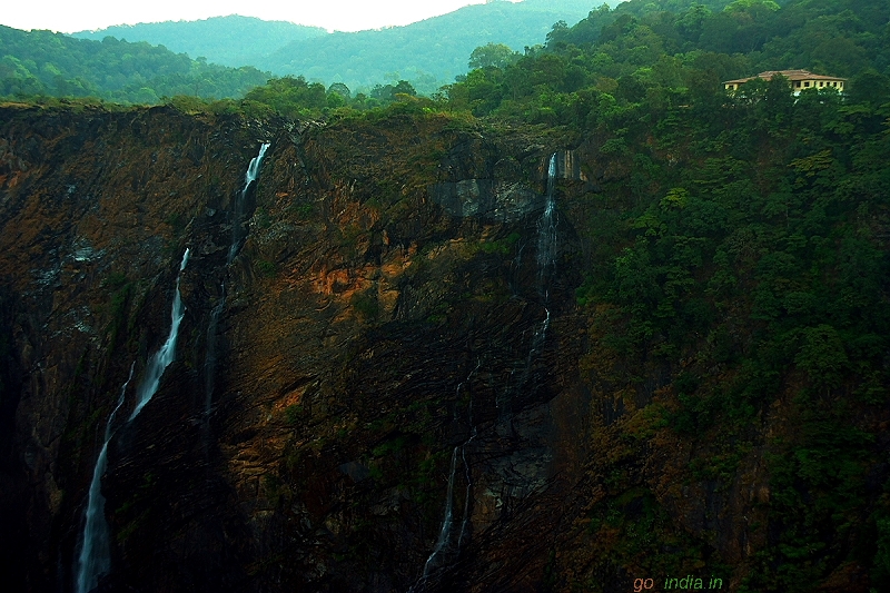 Early morning water  falls view in Jog  - Shimoga - Karnataka