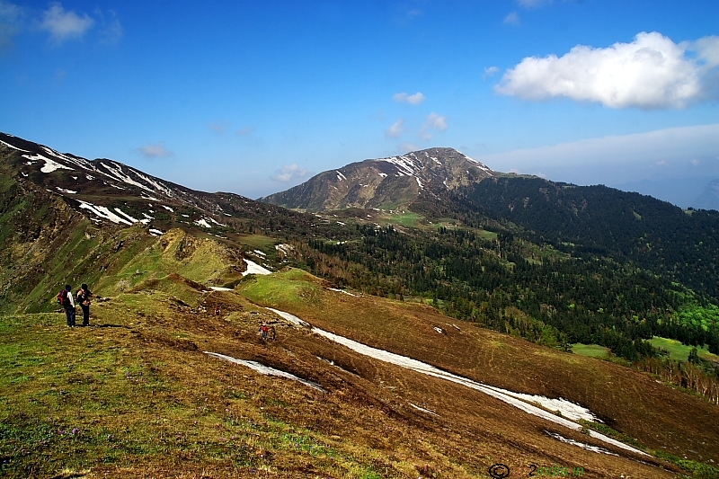 On the Himalayan pick during trekking