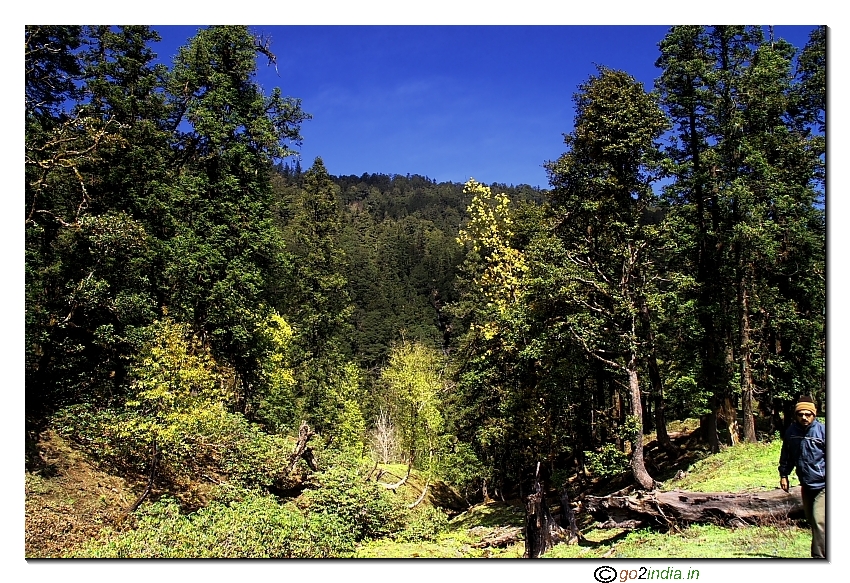 On the way to Dhunda camp