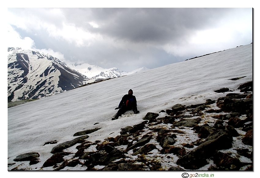 During trekking to Talhouti