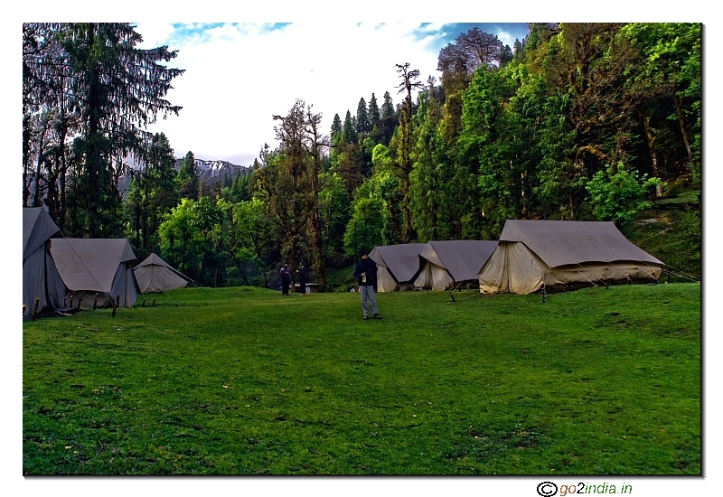 Afternoon time after a rain at Juda Talao camp site during trekking