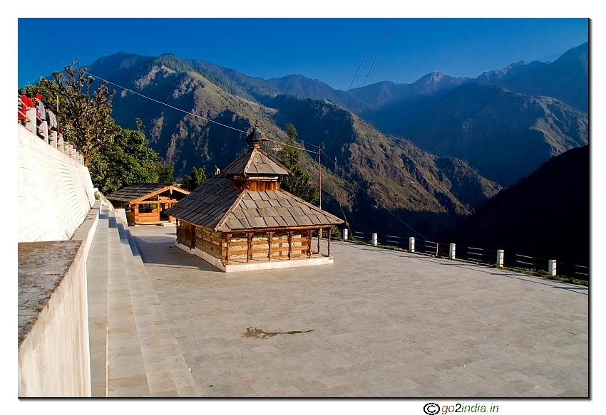 Temple at Sankri base camp of trekking