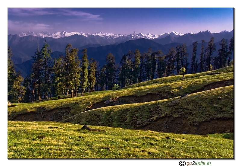 Some more light after rain near Kedarkantha camp