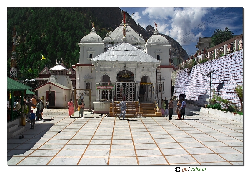 Gangotri temple of Char Dham yatra in Uttarakhand