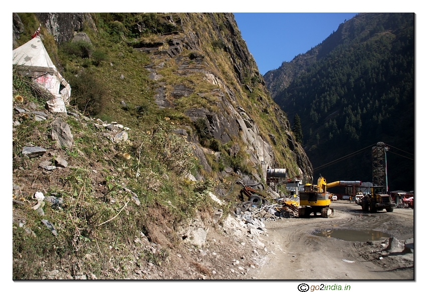 Project work near Gangotri 