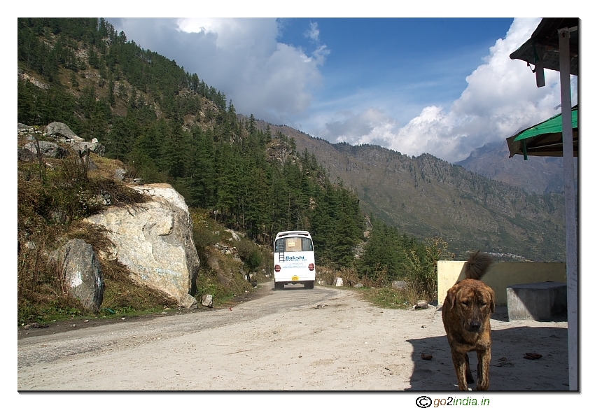 On the way to Gangotri 
