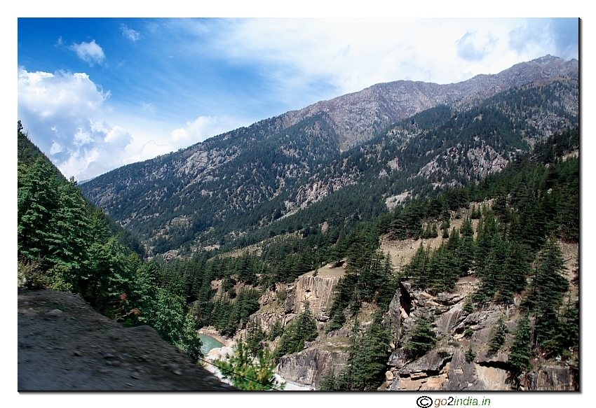 Towards Gangotri by the side of River