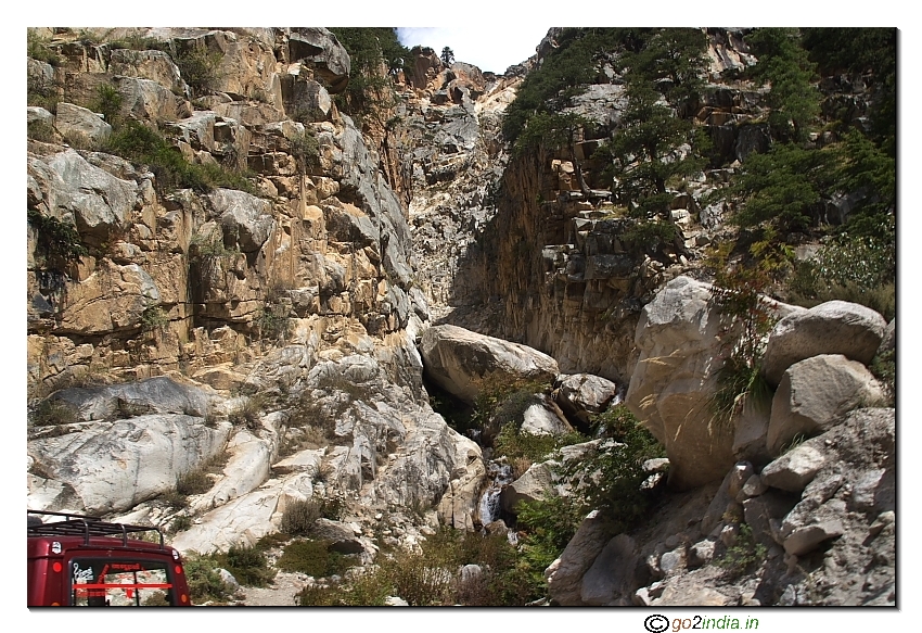 Rough hills near Gangotri 