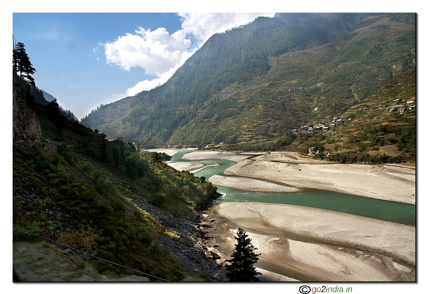 Bhagirathi river near Gangotri 