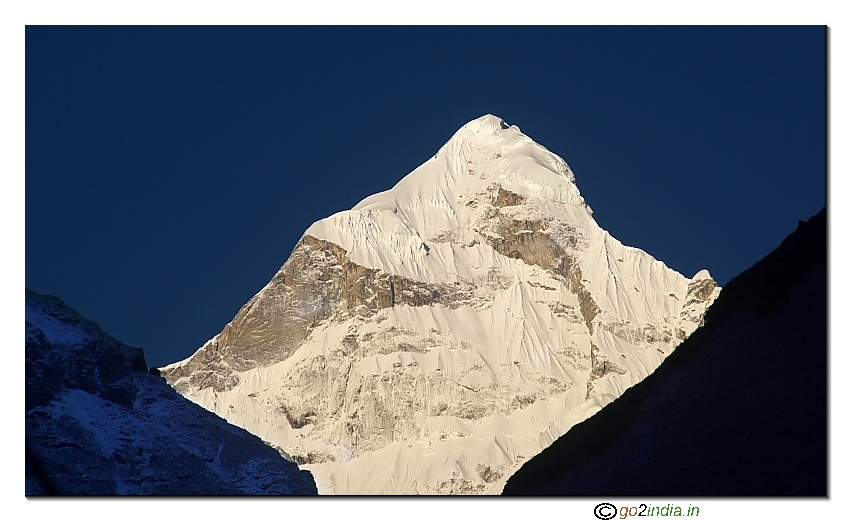 Neelkanth peak at Badrinath Dham morning photo