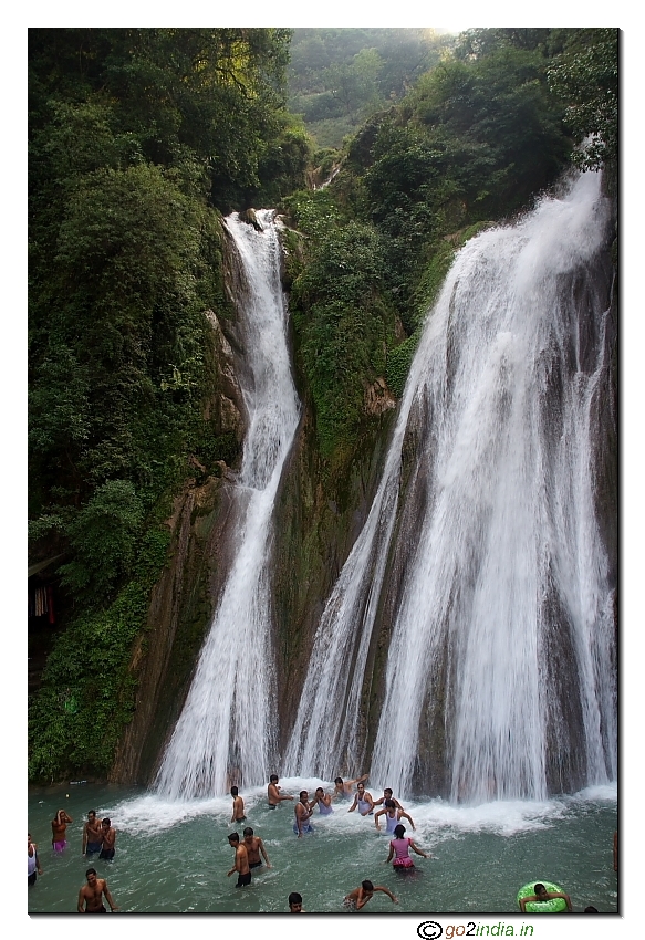 Kempty waterfall at Mussoori in Uttarakhand state