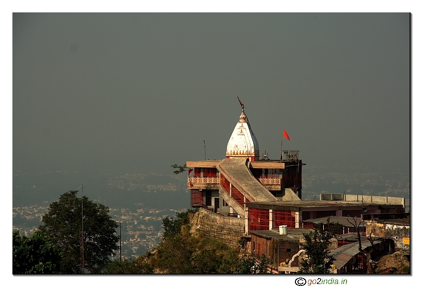 Maa Chandi Devi temple at Haridwar at the top of a hill
