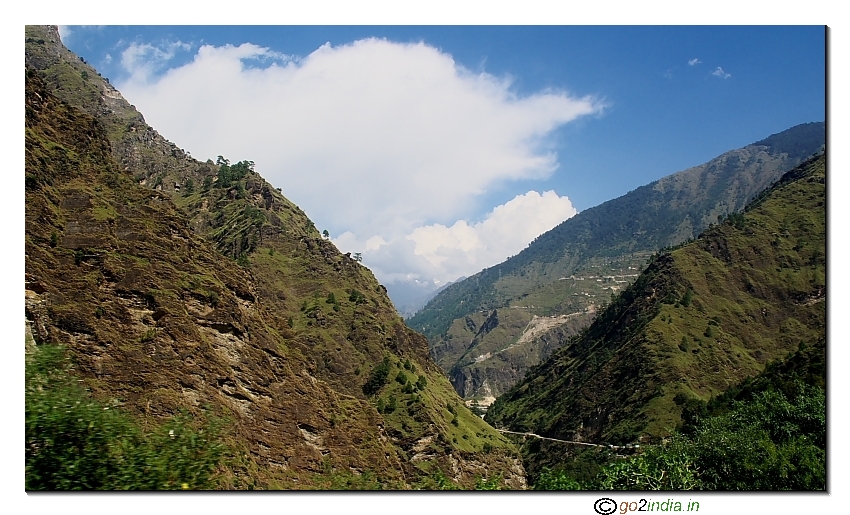 On the way to Badrinath Dham at Joshi Math