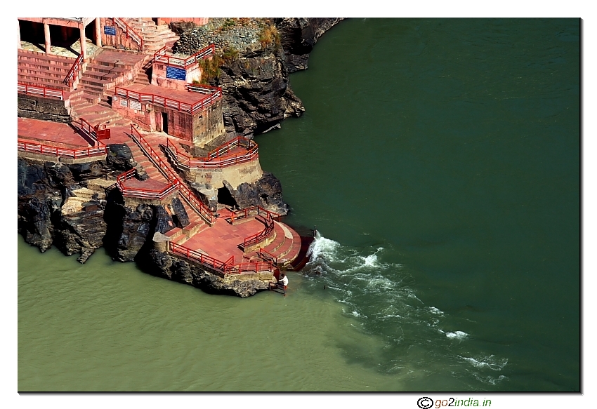 Bhagirathi and Alaknanda confluence at Devprayag