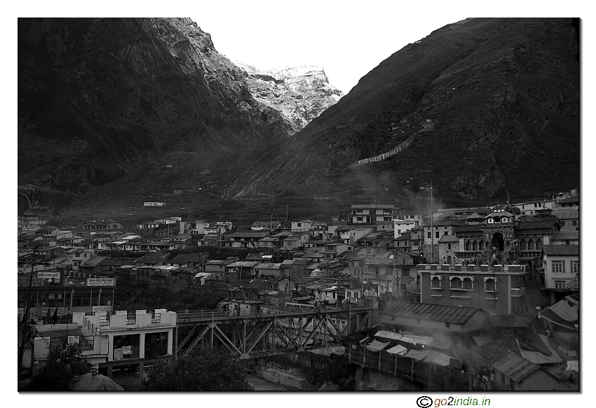 Badrinath Dham town 