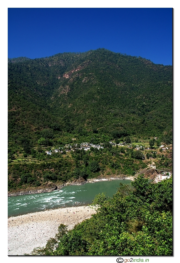 River Alaknanda in Uttarakhand
