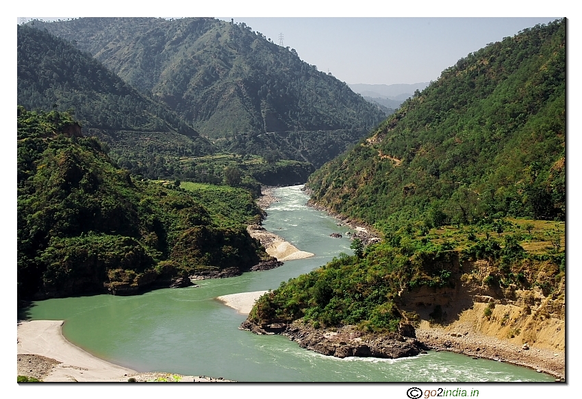Alaknanda river side