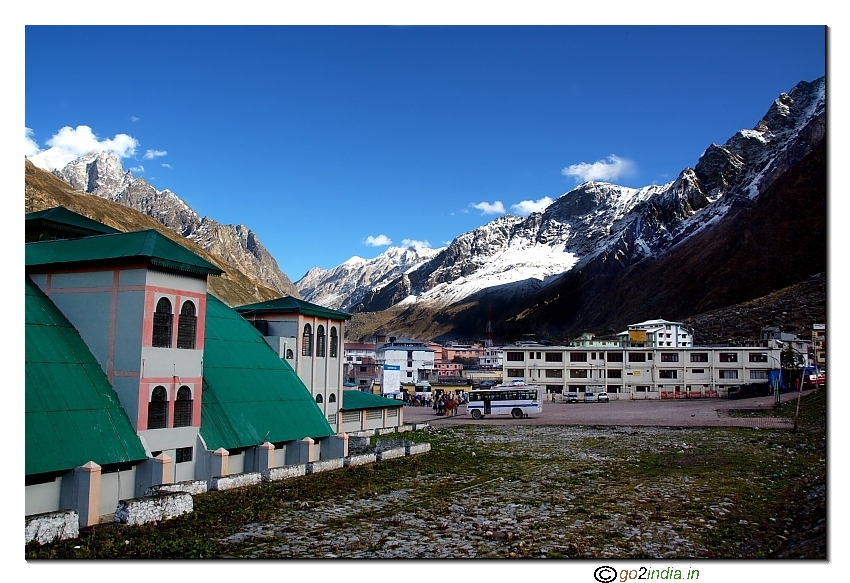 Badrinath Dham town in Uttarakhand