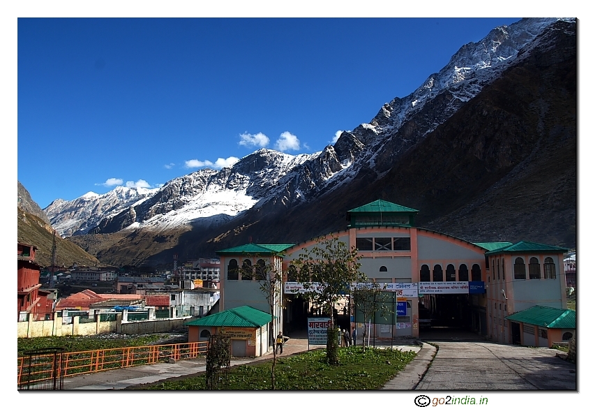 Main bus stand area at Badinath area