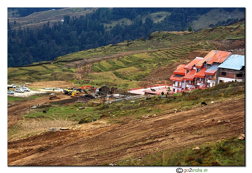 Auli slope in summer seasons 
