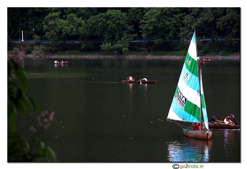 Yacht in Nainital Lake