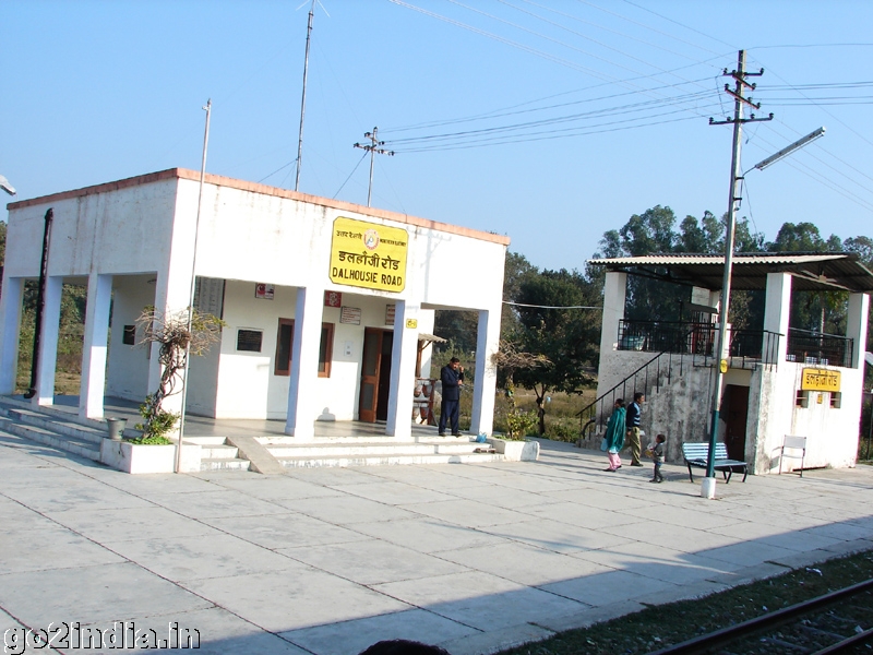 Dalhousie road station on the way
