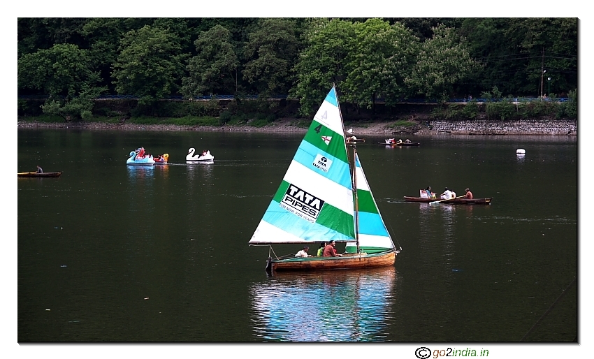 Boating at Naini Lake in Nainital 