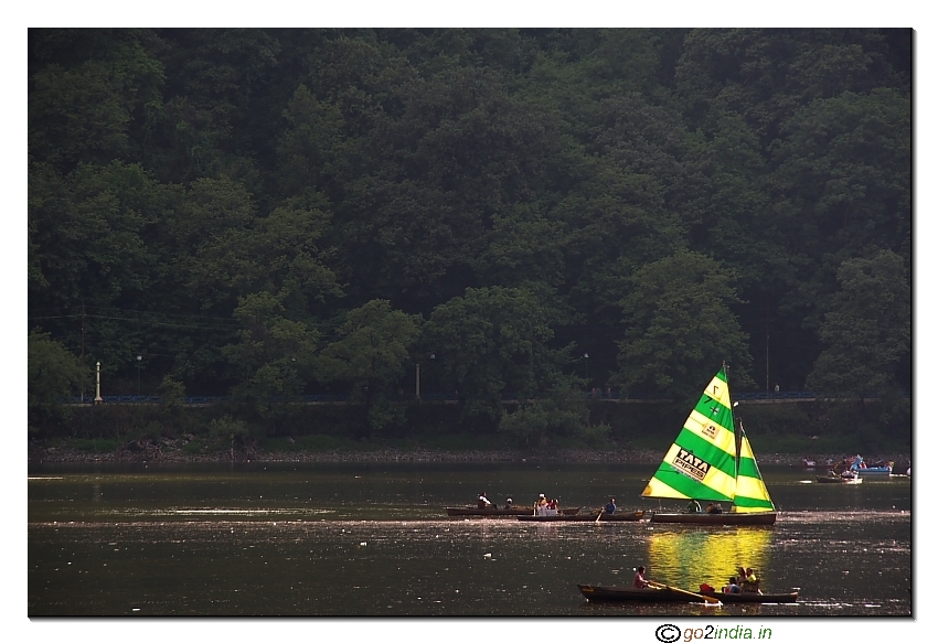 Boating at Naini Lake 