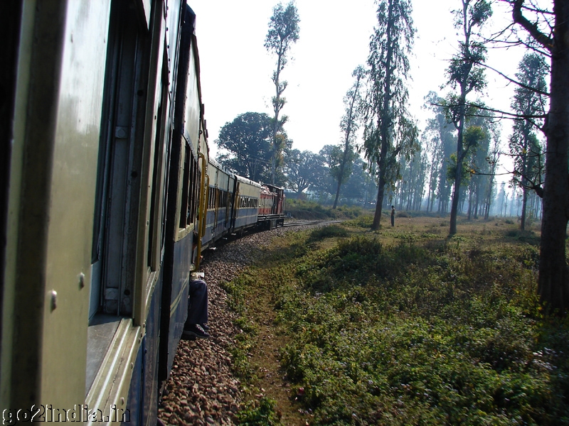 Train at curve