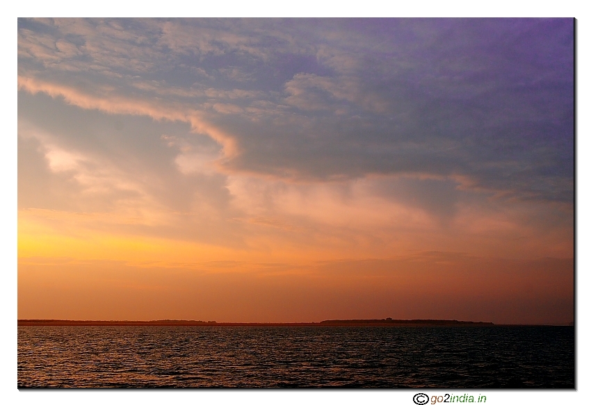 Before sunrise on Godavari river 