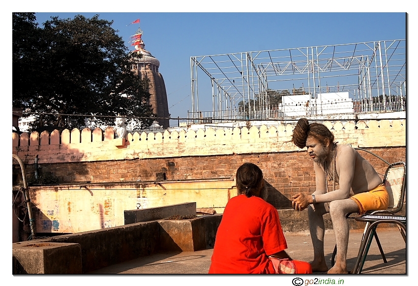 Sadhu near Sri Jagannath temple Puri