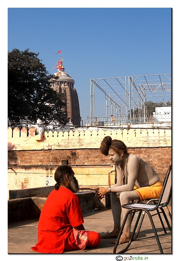 Puri Jagannath temple and Sadhu
