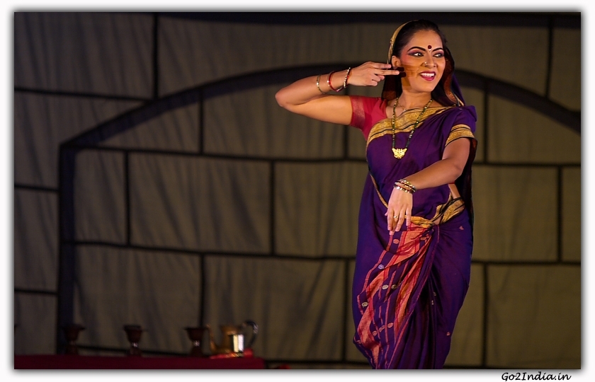 Stage play by Kuchipudi dancer from Shobhana naidu group