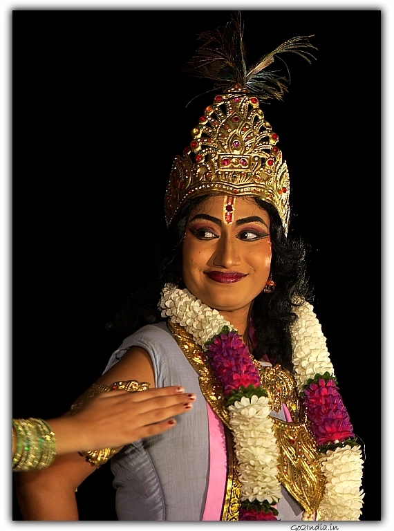 Sri Krishna in Kuchipudi dance