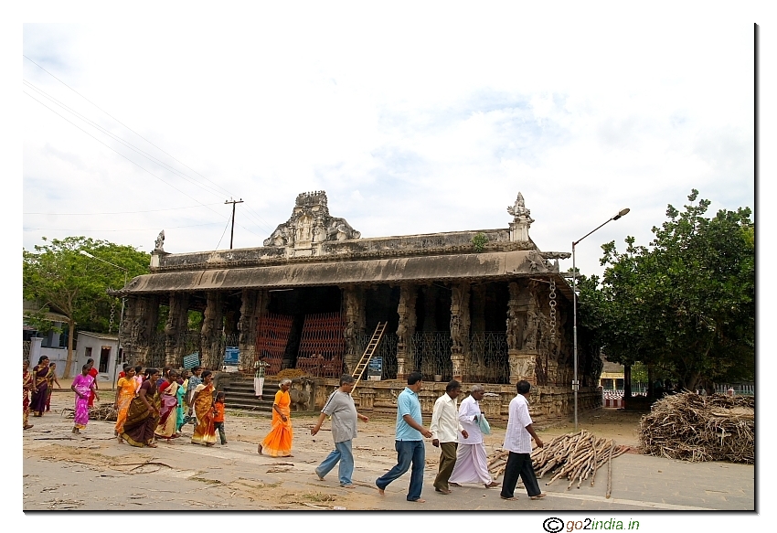 Inside the temple of Sri Varadaraja Perumla