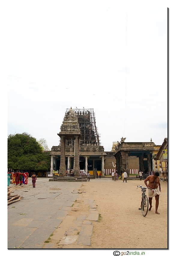 Inside complex of Sri Varadaraja Perumla templ