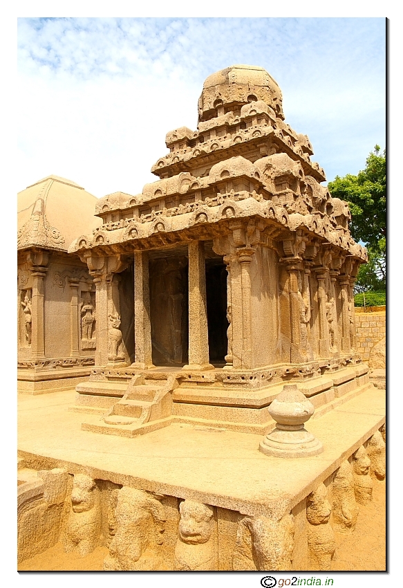 Five Rathas of Mahabalipuram near Chennai