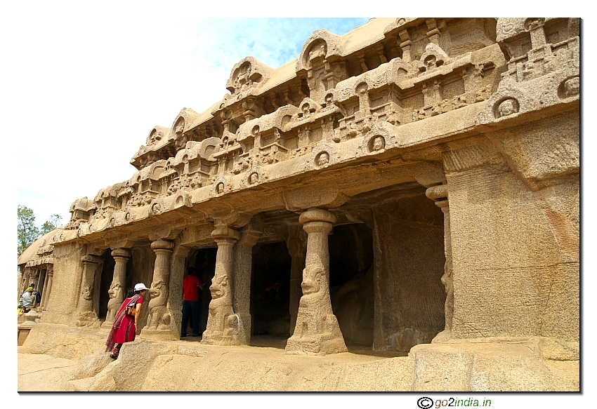 Mammalapuram Monolitic stone structures near Chennai